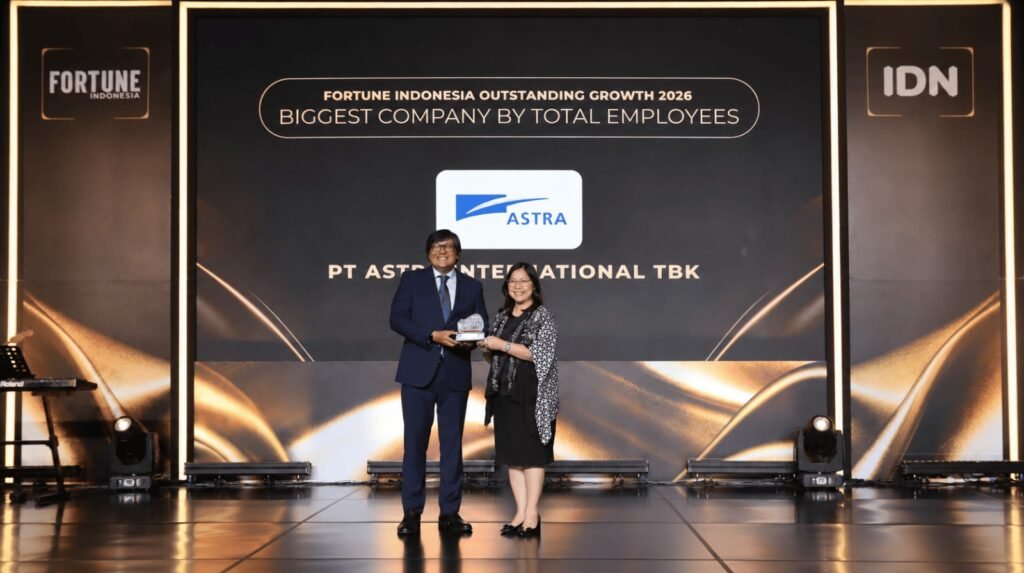 Masuk 4 Besar Fortune Indonesia 100, Astra Raih Penghargaan Perusahaan dengan Karyawan Terbanyak