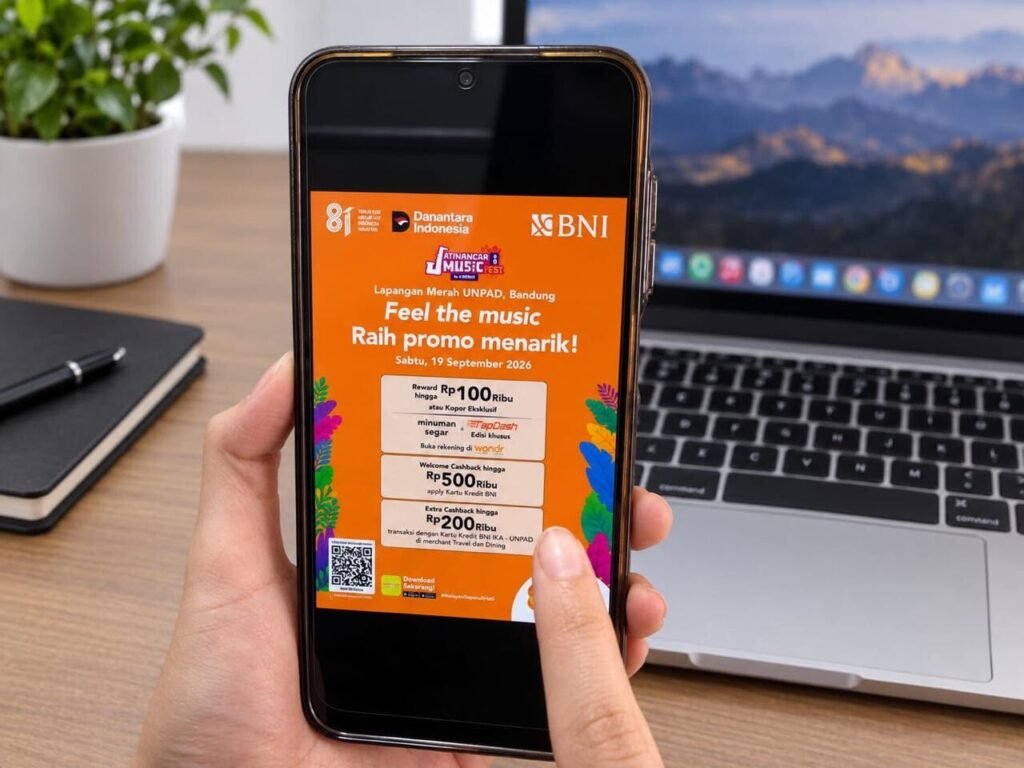 BNI Dekatkan Layanan Digital dengan Mahasiswa Lewat Jatinangor Music Fest